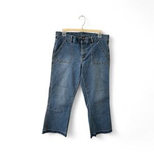 Ralph Lauren Cropped Blue Denim Jeans
